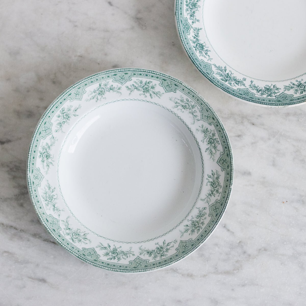 Roses Mousses Soup Bowl Set of 12 - elsie green - The French Kitchen