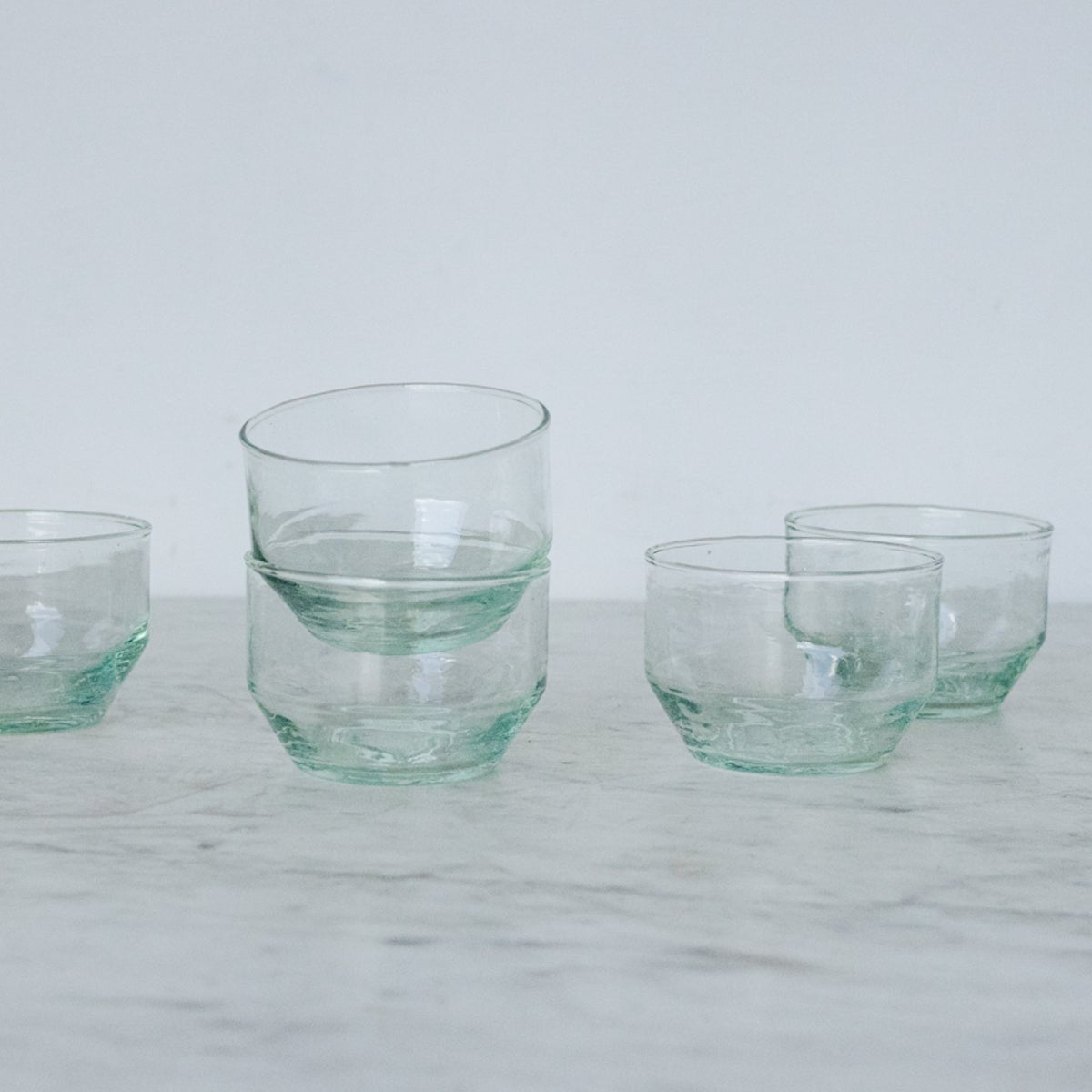 Round Bottom Moroccan Tumbler Set of 6 - elsie green - The French Kitchen