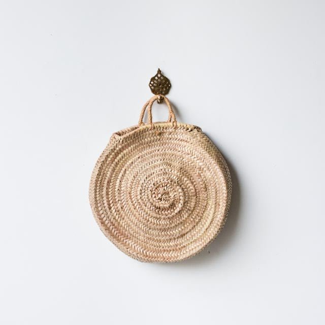 Round Moroccan Tote - elsie green - Decor