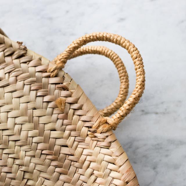 Round Moroccan Tote - elsie green - Decor
