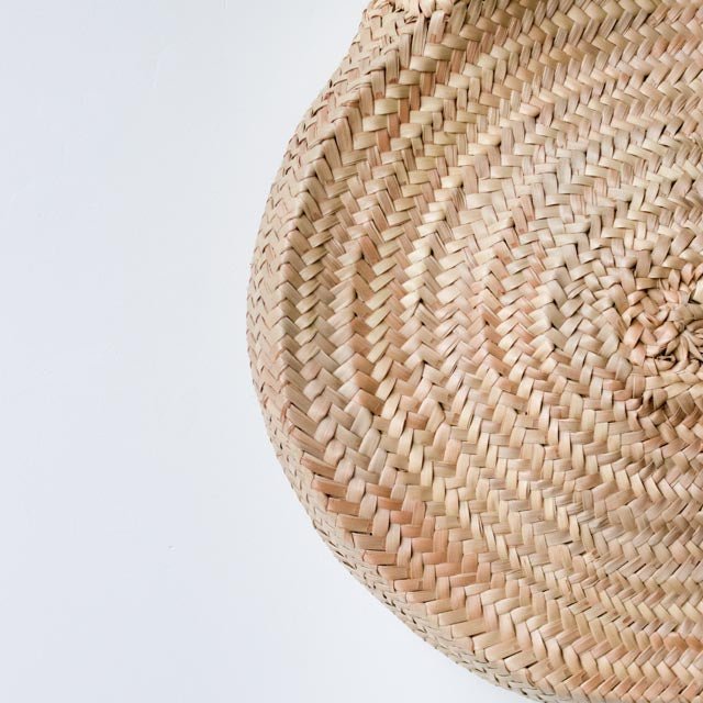 Round Moroccan Tote - elsie green - Decor