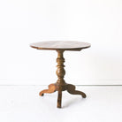 Round Walnut Pedestal Table - elsie green - Furniture