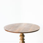 Round Walnut Pedestal Table - elsie green - Furniture