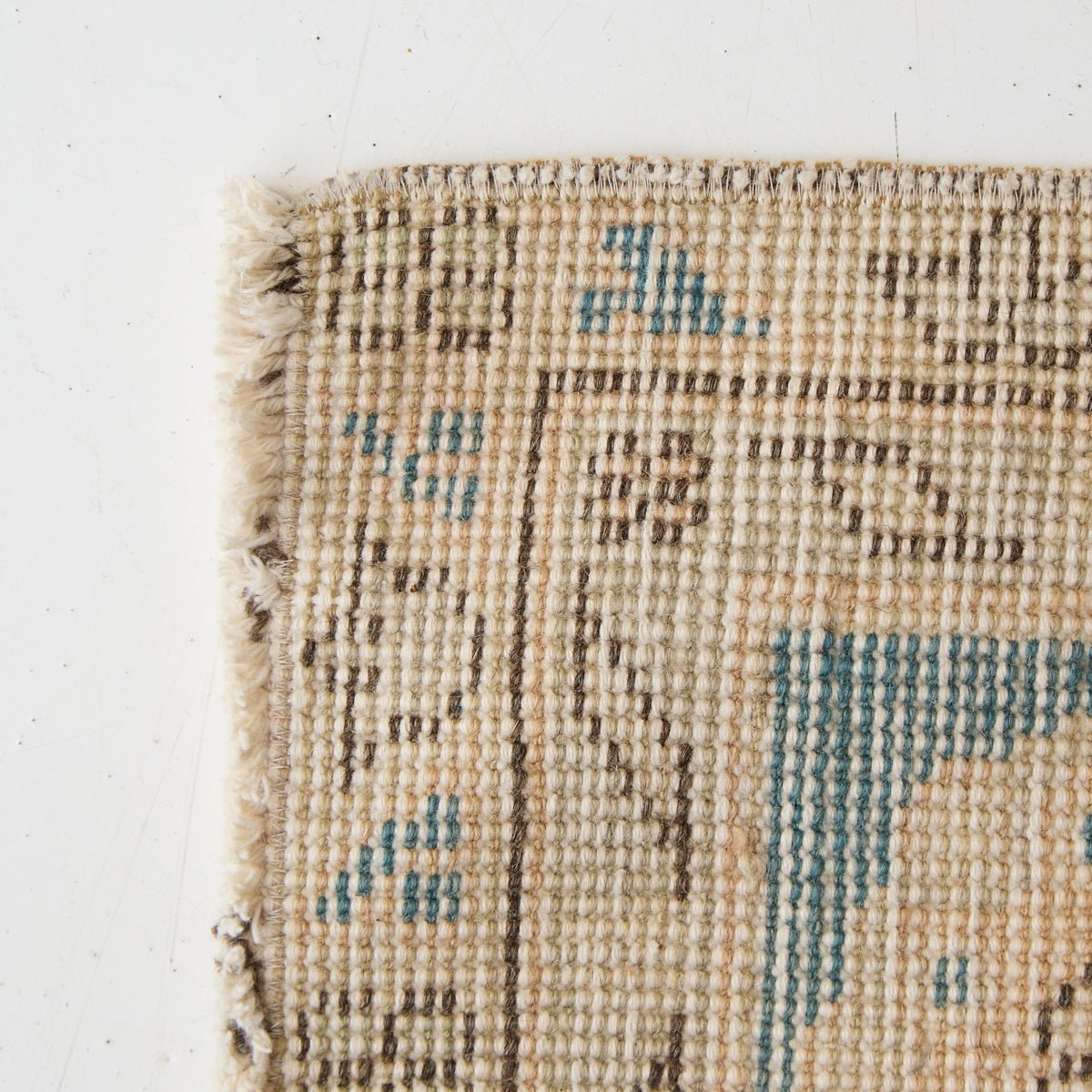 Rousillon Vintage Rug | 6'11.25" x 10'8" - elsie green - textiles