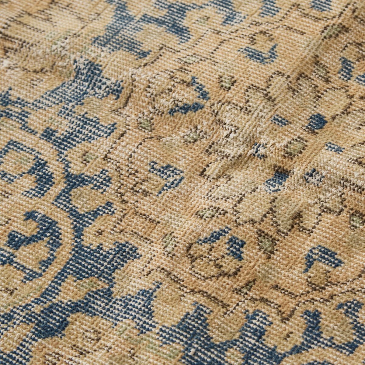 Rousillon Vintage Rug | 6'11.25" x 10'8" - elsie green - textiles