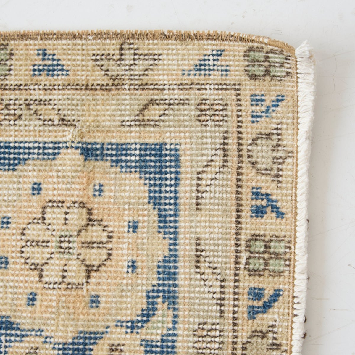 Rousillon Vintage Rug | 6'11.25" x 10'8" - elsie green - textiles