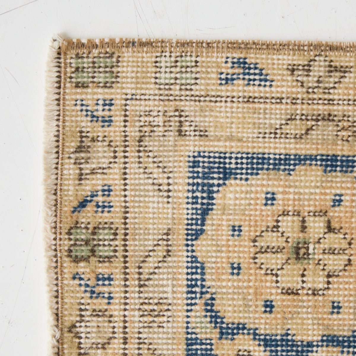 Rousillon Vintage Rug | 6'11.25" x 10'8" - elsie green - textiles