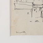 Rue à Tizy Line Drawing - elsie green - art