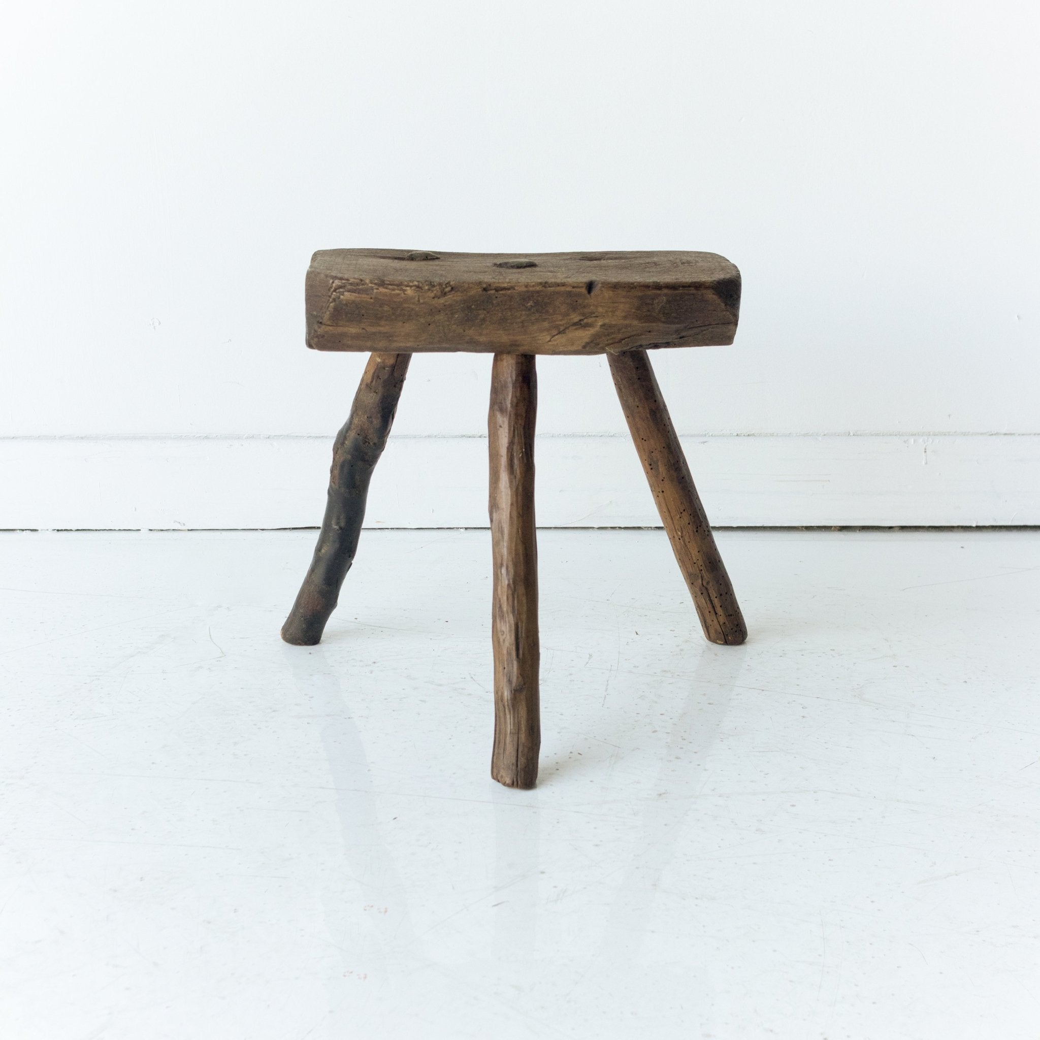 Rustic Milking Stool - elsie green - decor