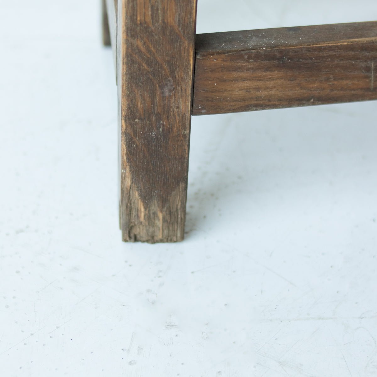 Rustic Oak Stool - elsie green - furniture