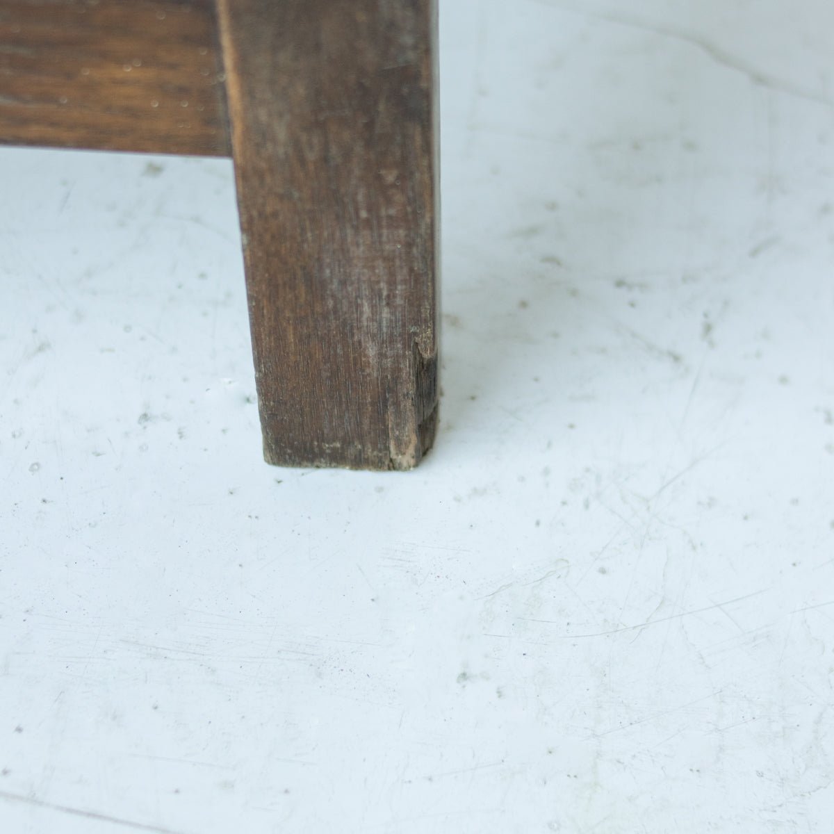 Rustic Oak Stool - elsie green - furniture