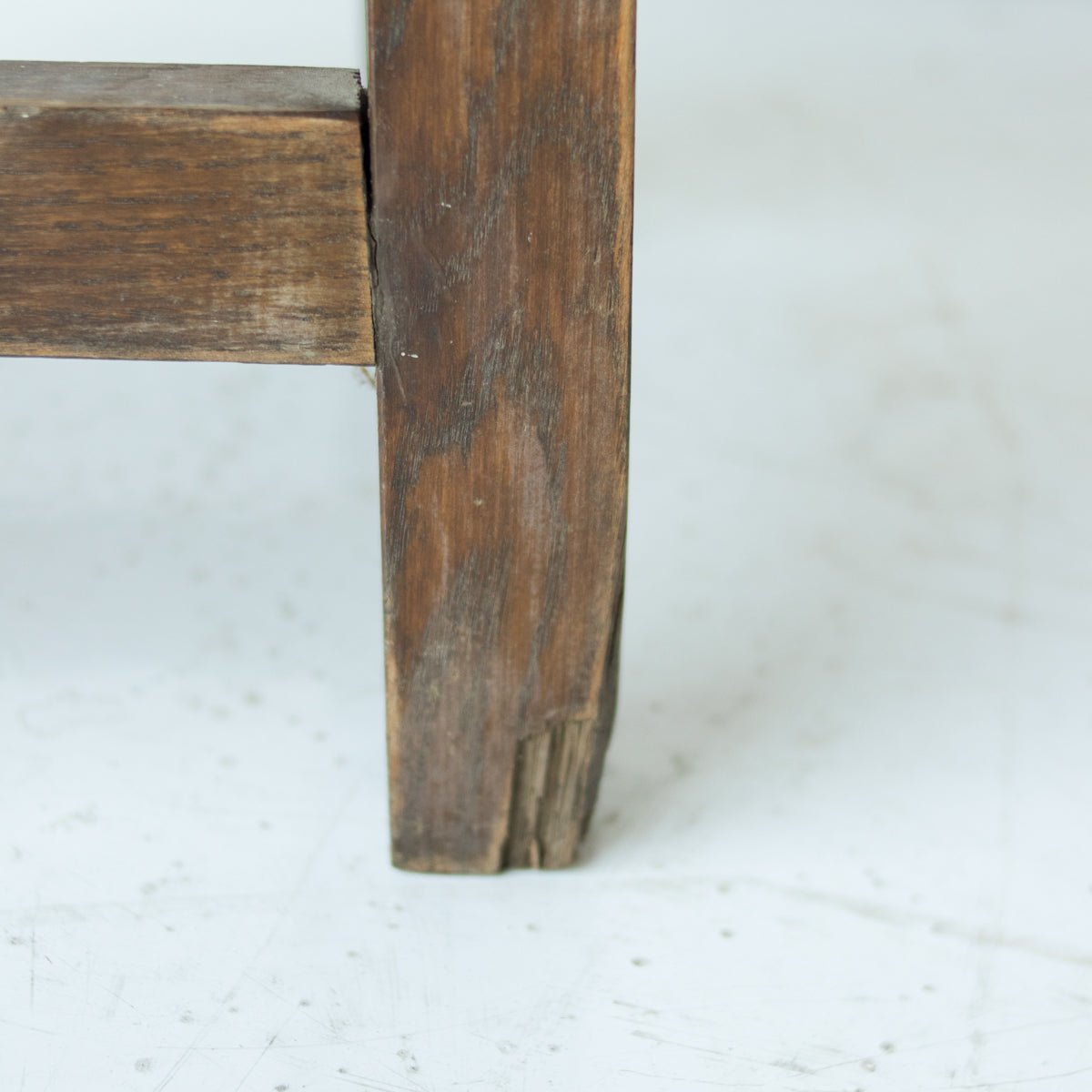 Rustic Oak Stool - elsie green - furniture