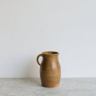 Rustic Stamped Stoneware Pitcher - elsie green - The French Kitchen