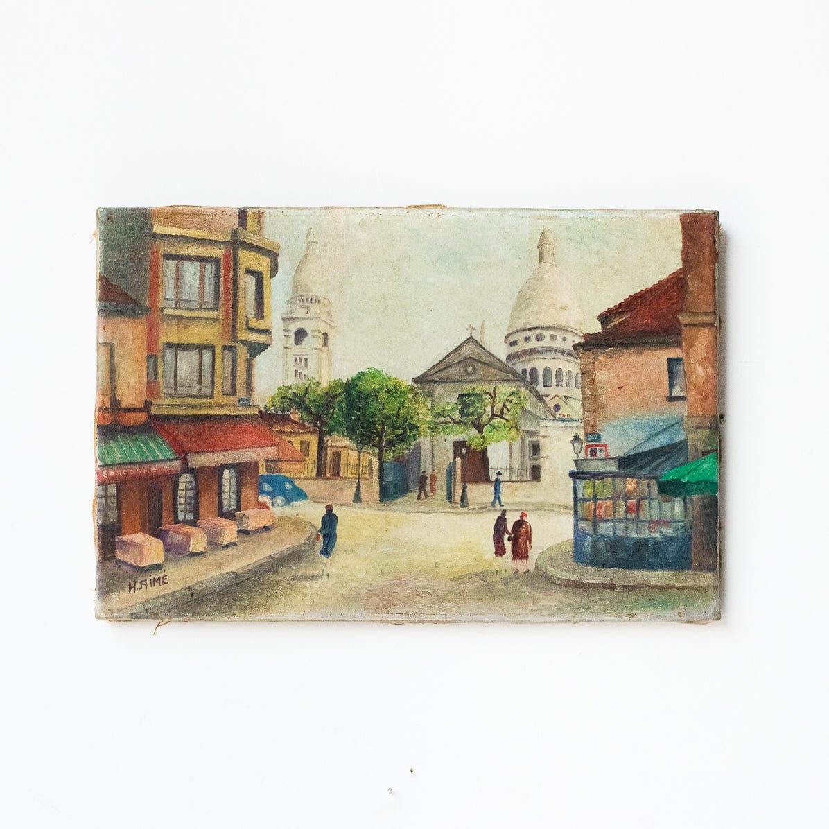 Sacre Cœur Oil Painting - elsie green - Art