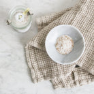 Salt Cellar with Waffle Hand Towel - elsie green - the french kitchen