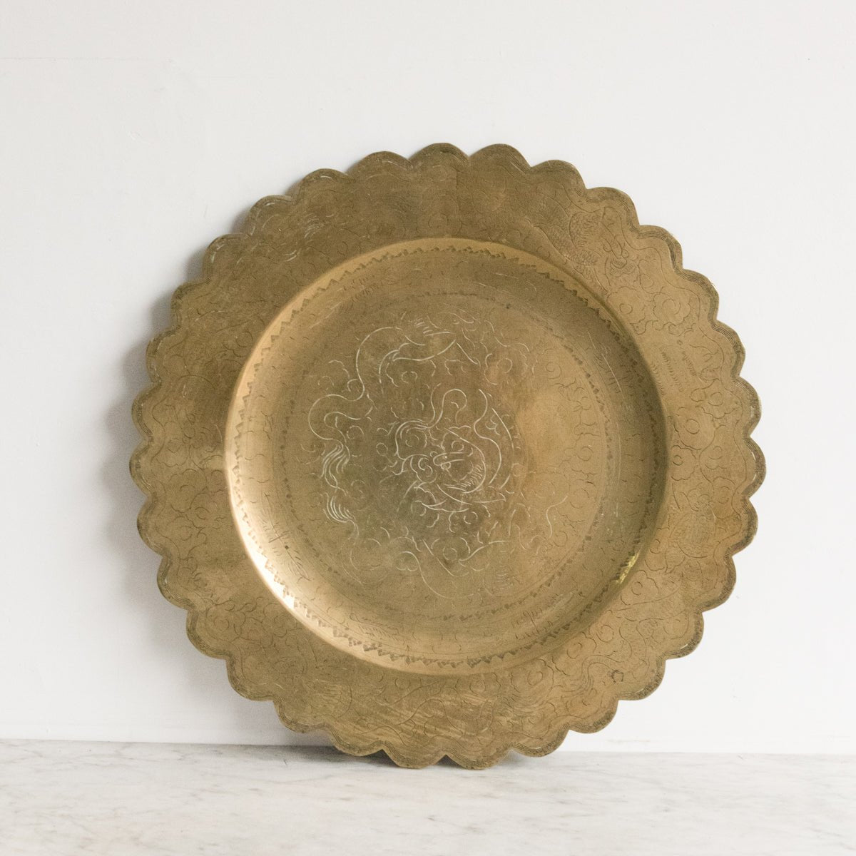 Scalloped Moroccan Tray - elsie green - the french kitchen