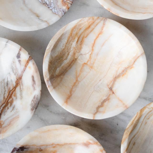 Scented Candle with Marble Bowl - elsie green - Decor