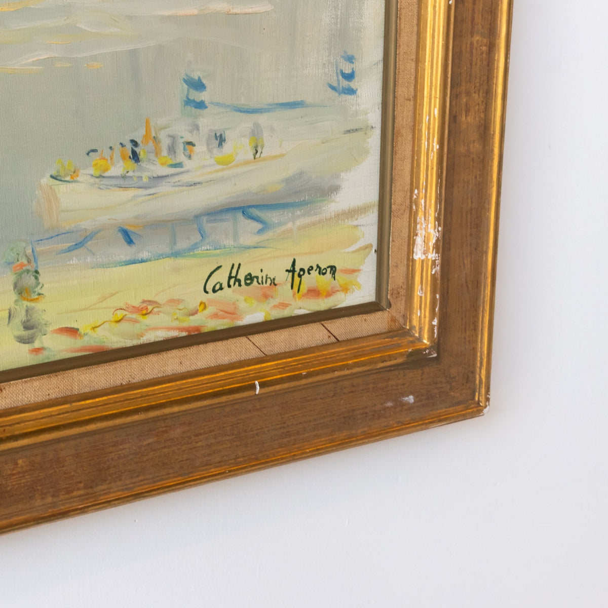 Seascape with Lone Figure Oil Painting - elsie green - art