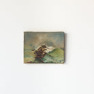 Seascape With Small Boat Oil Painting - elsie green - Art