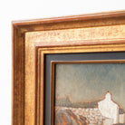 Seaside Village Oil Painting - elsie green - art