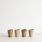 Set Of 4 Stoneware Tumblers - elsie green - the french kitchen