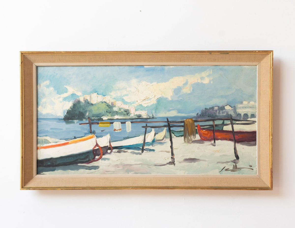 Sète Asty Seasccape Oil Painting - elsie green - art