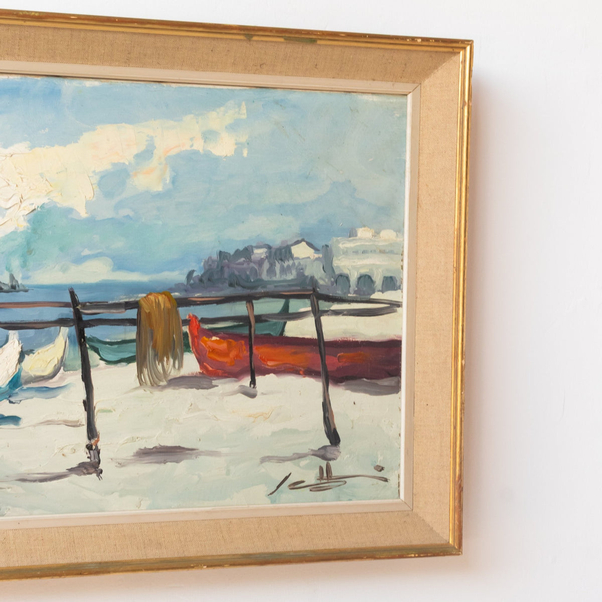 Sète Asty Seasccape Oil Painting - elsie green - art