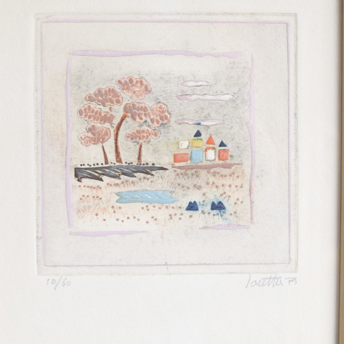 Signed And Numbered Lithograph On Paper - elsie green - Art