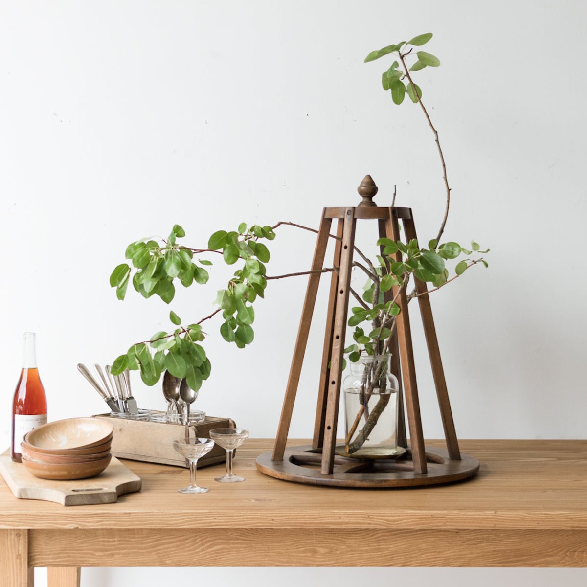 Silk Factory Spinning Wheel - elsie green - decor