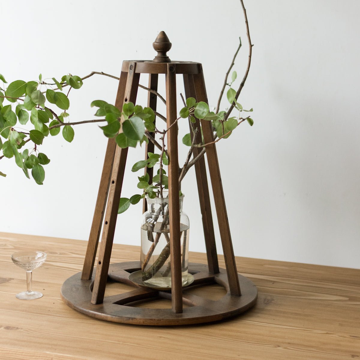 Silk Factory Spinning Wheel - elsie green - decor