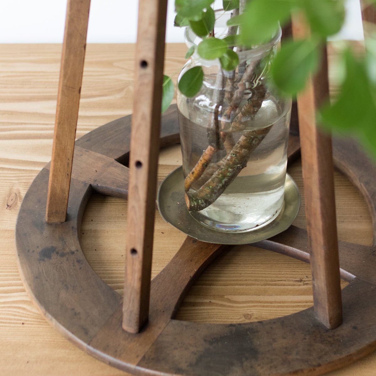 Silk Factory Spinning Wheel - elsie green - decor