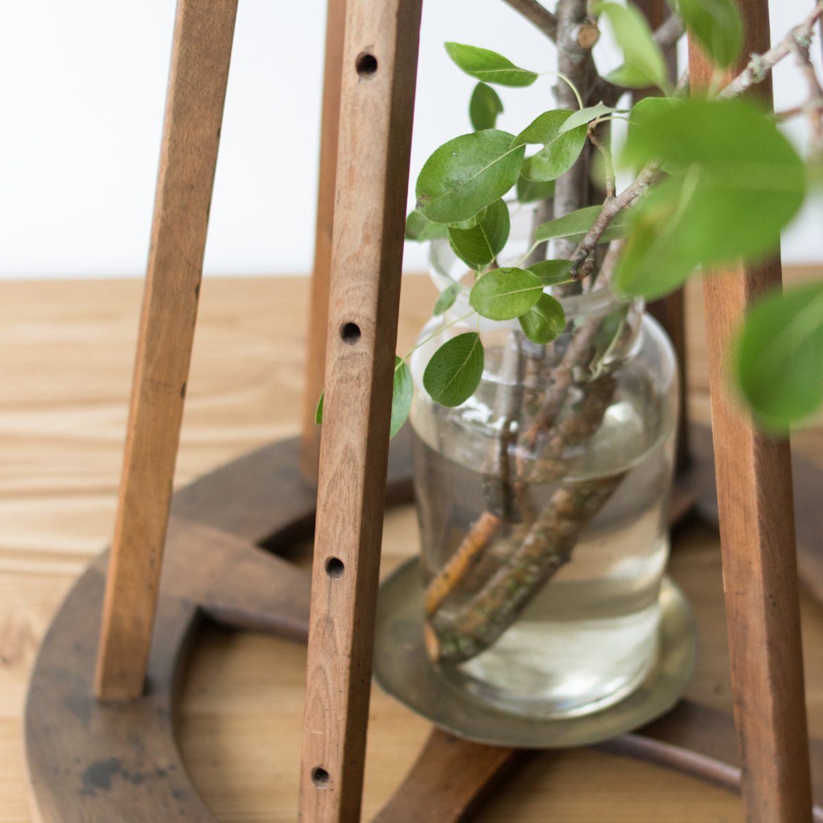 Silk Factory Spinning Wheel - elsie green - decor