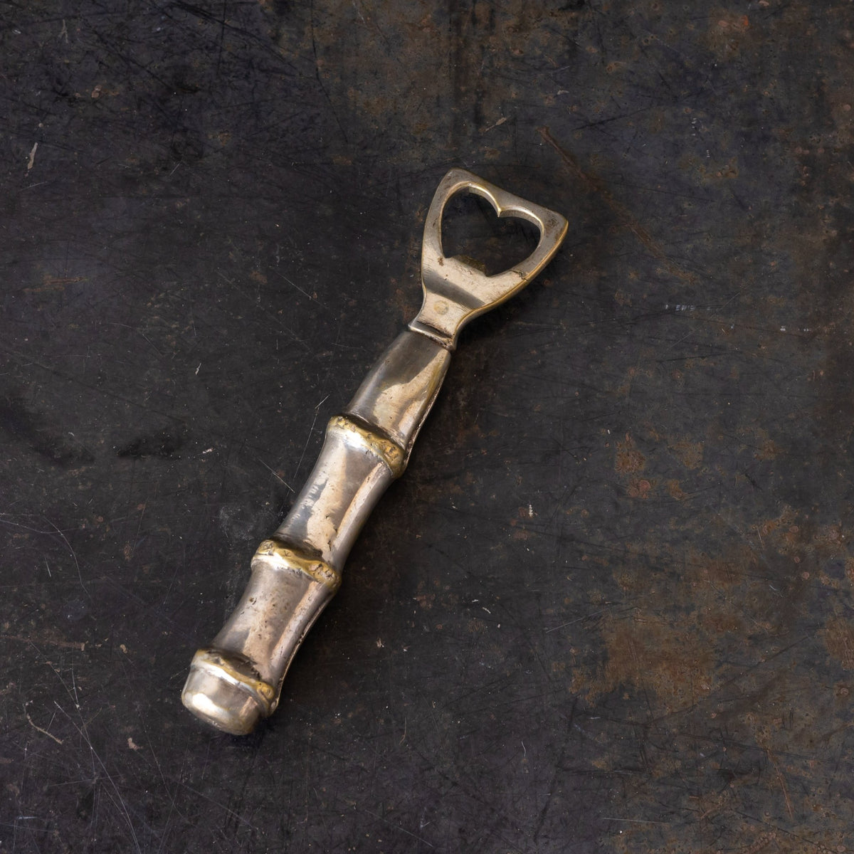 Silver Bamboo Bottle Opener - elsie green - the french kitchen