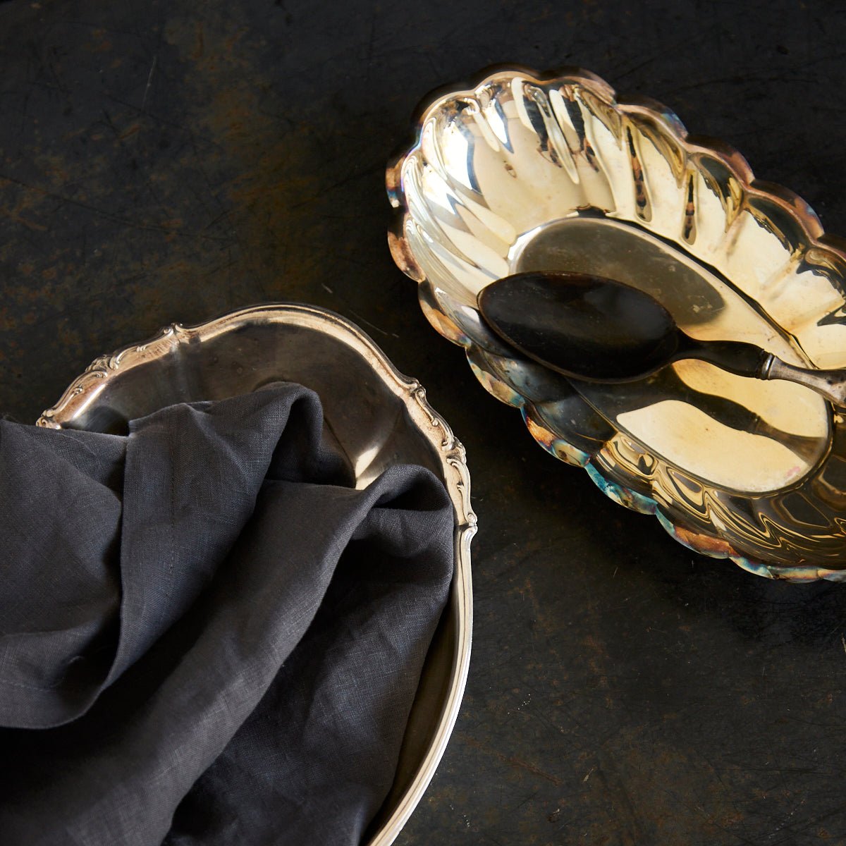 Silver Bread Bowl | The Patrick Orbe Collection - elsie green - the french kitchen