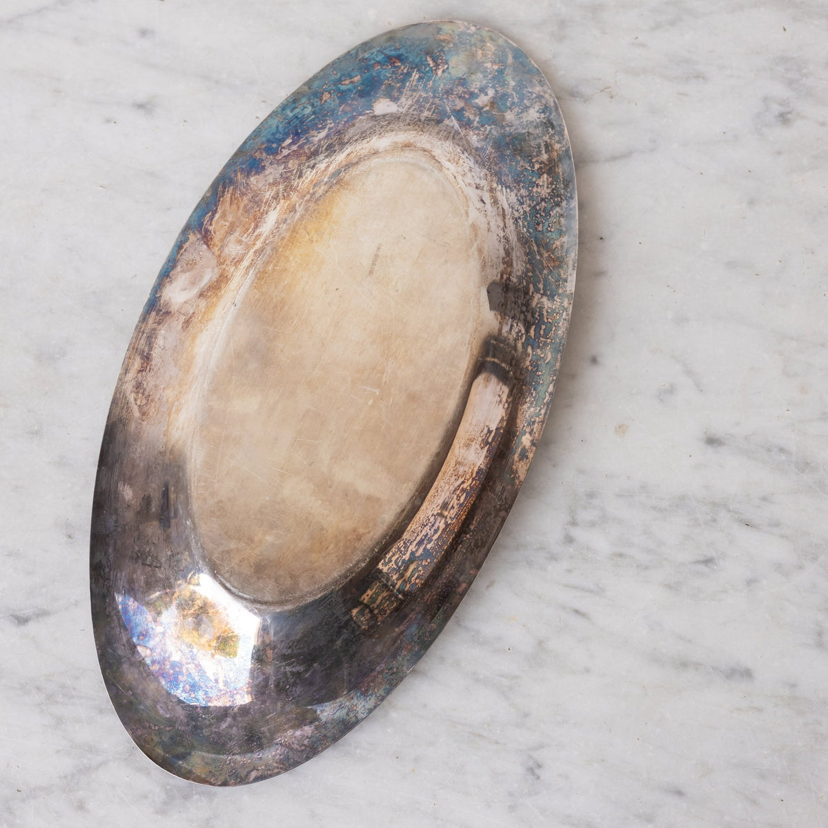 Silver Bread Bowl with Bread Knife - elsie green - the french kitchen