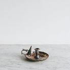 Silver Chamber Candlestick With Snuffer - elsie green - decor