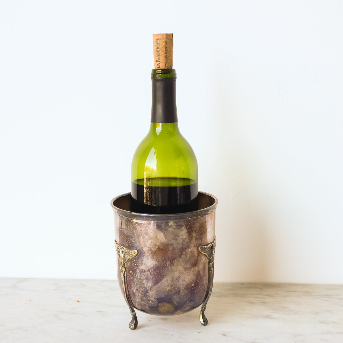 Silver Crane Ice Bucket - elsie green - the french kitchen