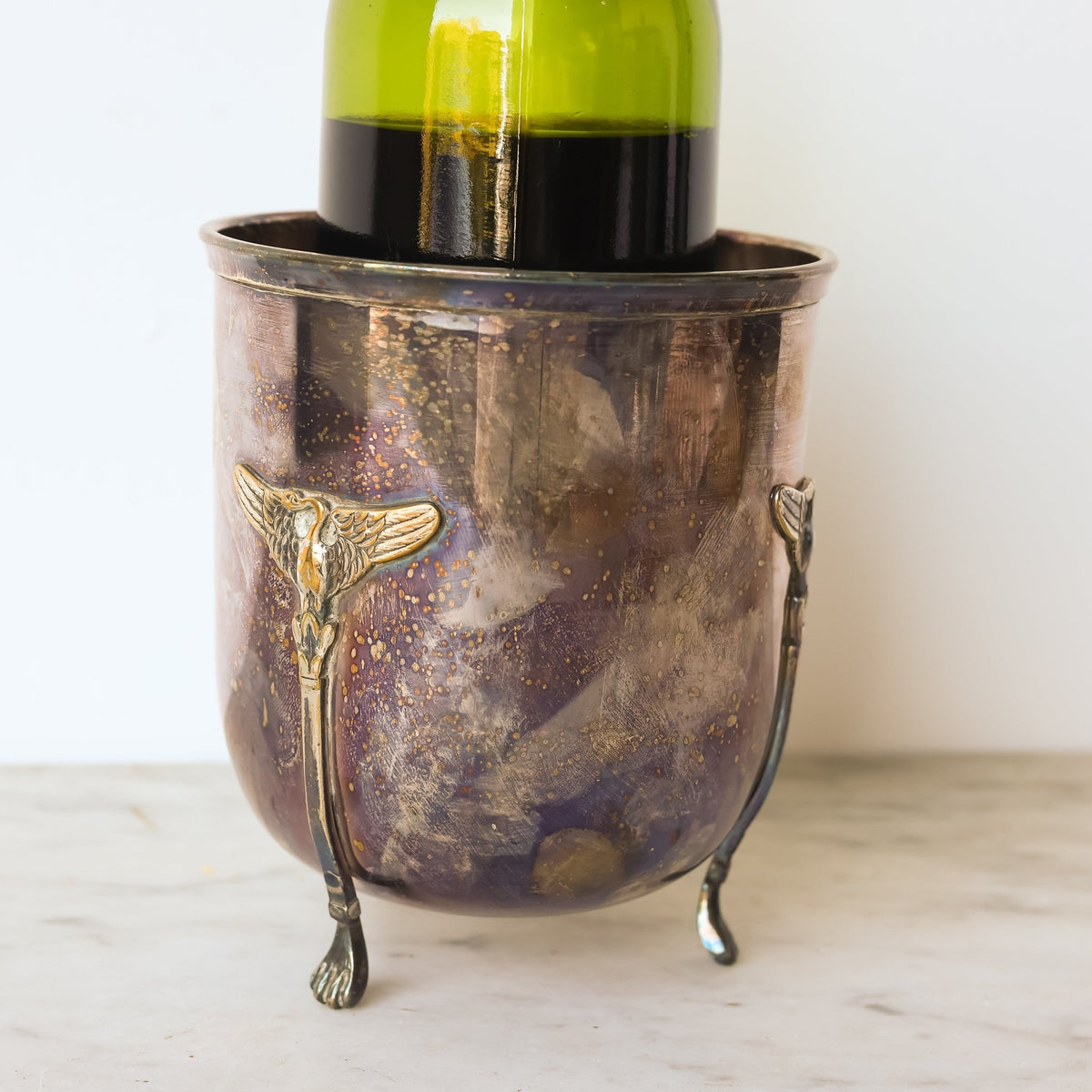 Silver Crane Ice Bucket - elsie green - the french kitchen