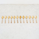 Silver Demitasse Spoon Set of 12 - elsie green - the french kitchen