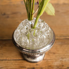 Silver Flower Frog - elsie green - decor