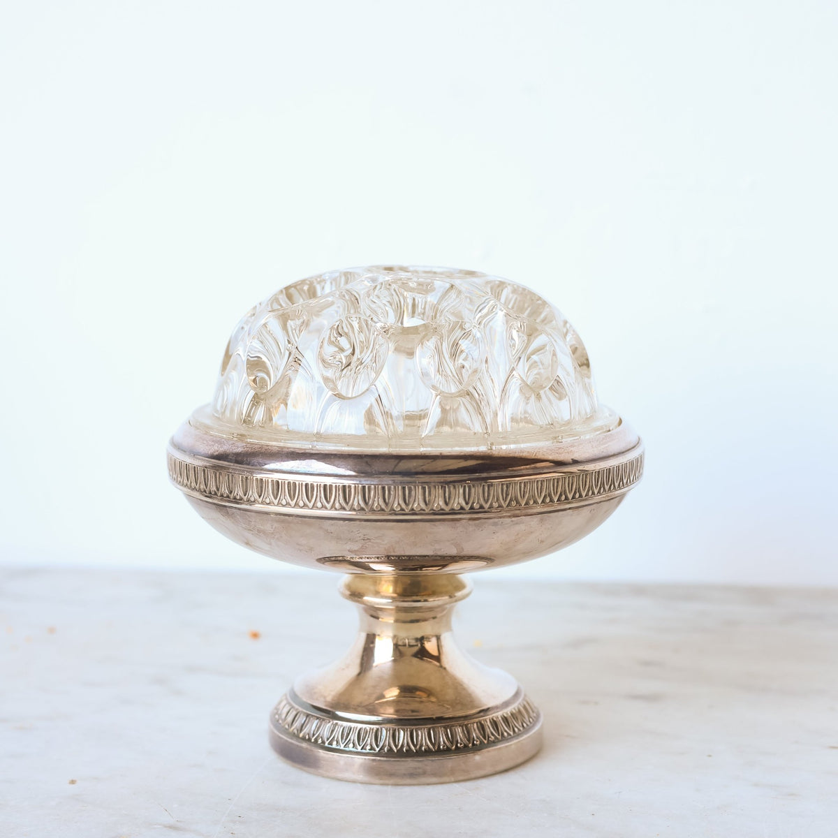 Silver Flower Frog - elsie green - decor