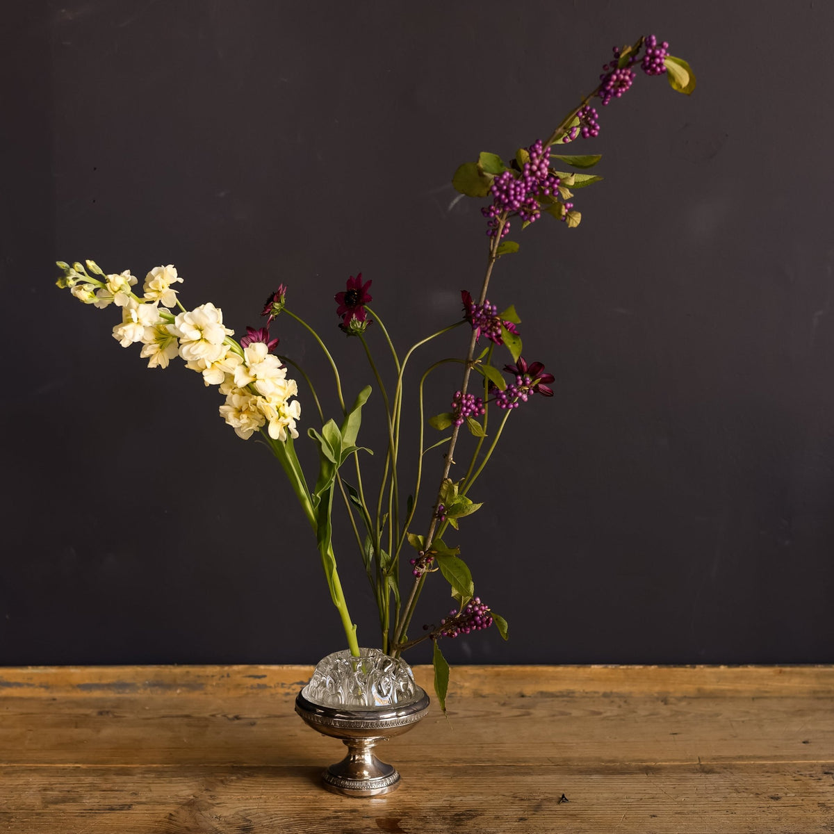 Silver Flower Frog - elsie green - decor