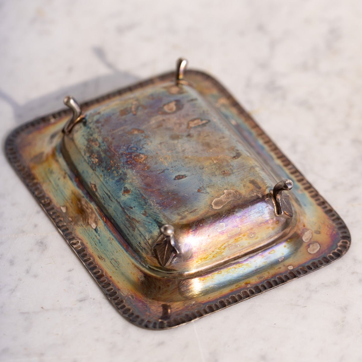Silver Footed Soap Dish | The Patrick Orbe Collection - elsie green - decor