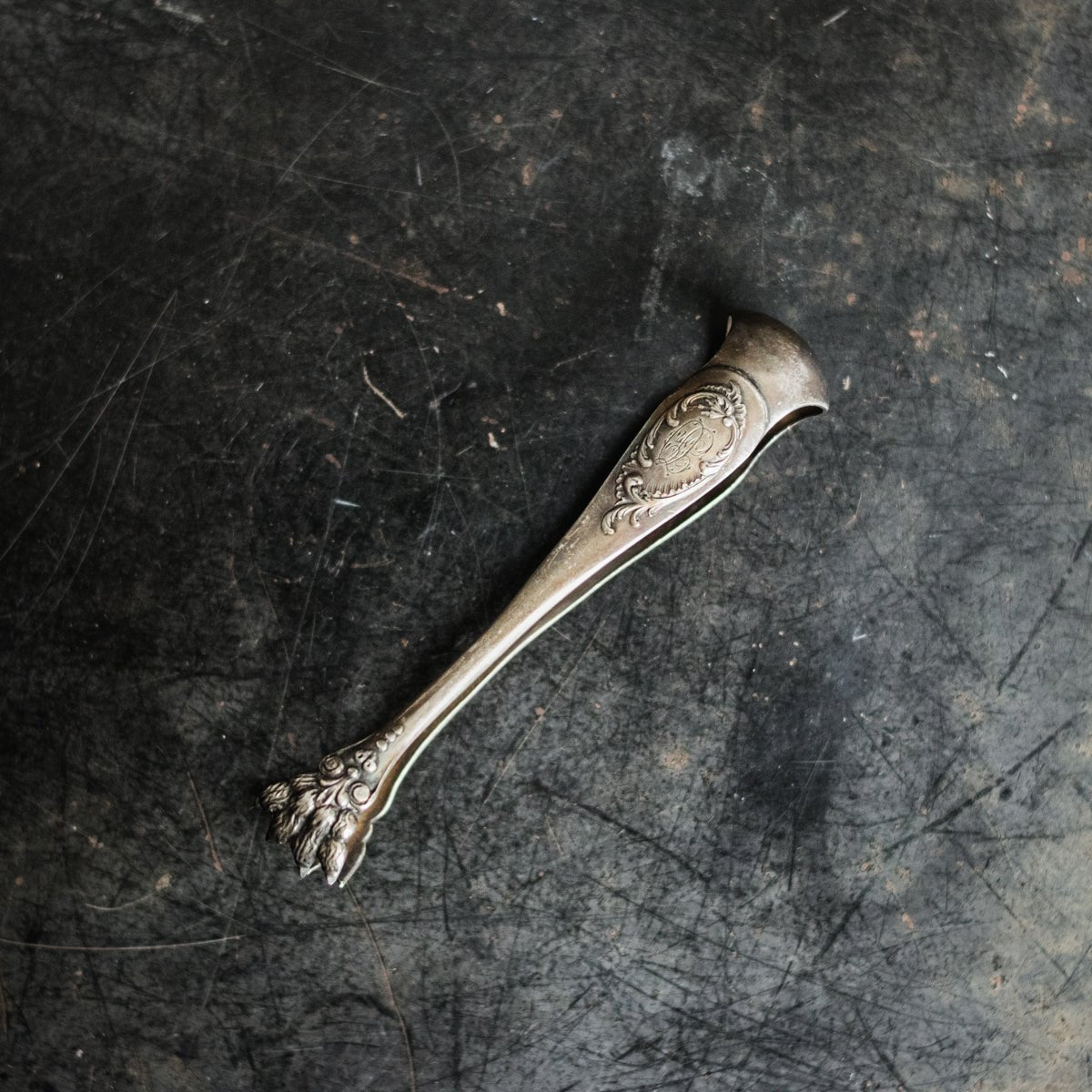 Silver Ice Bucket With Engraved Ice Tongs - elsie green - The French Kitchen