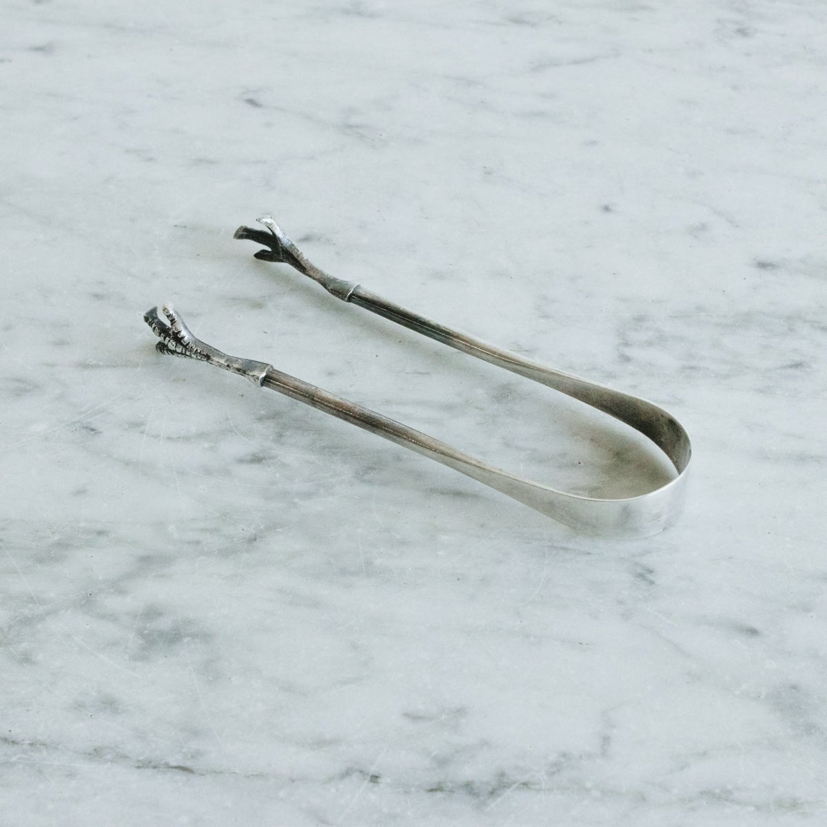 Silver Ice Tongs - elsie green - The French Kitchen