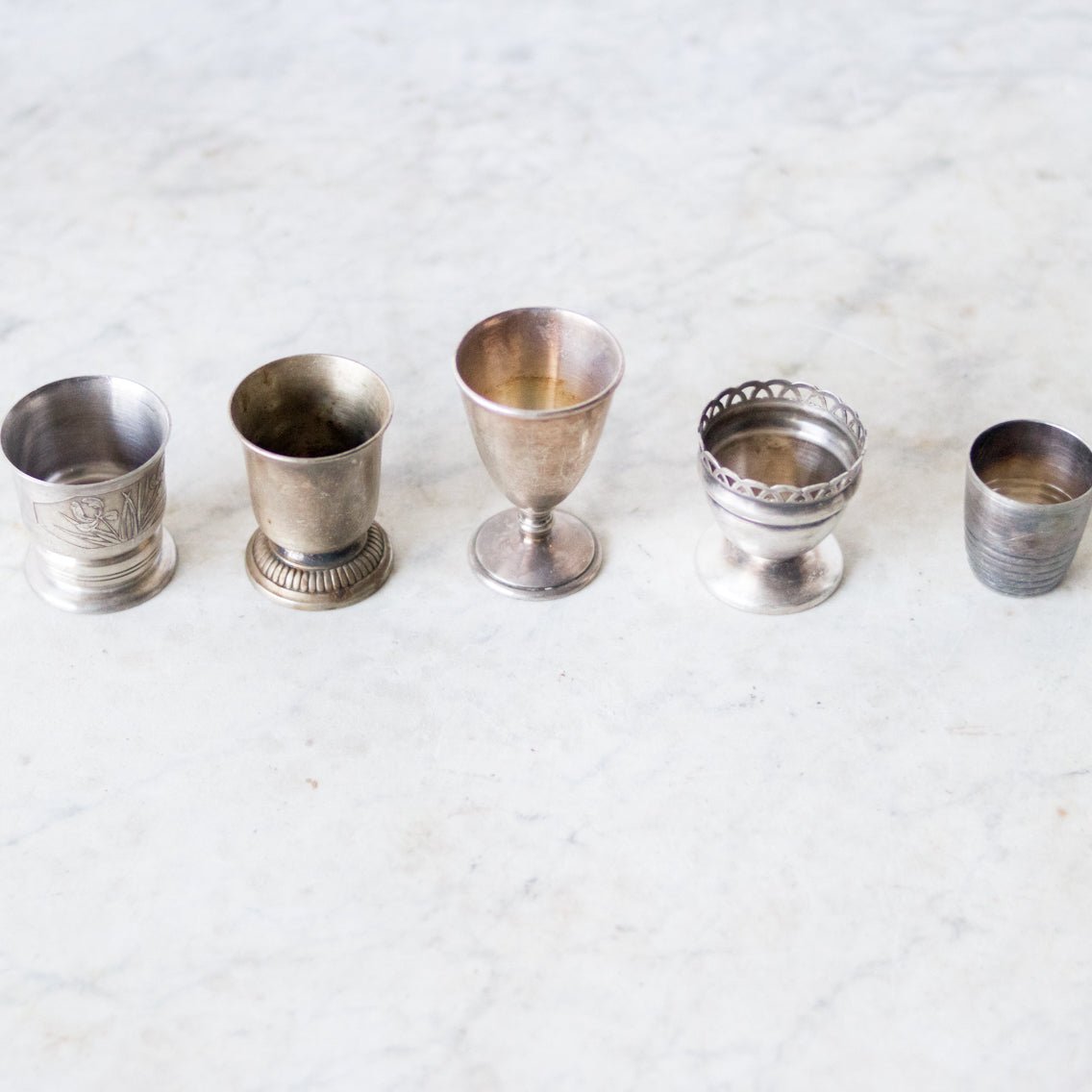 Silver Jigger Set of 4 - elsie green - the french kitchen