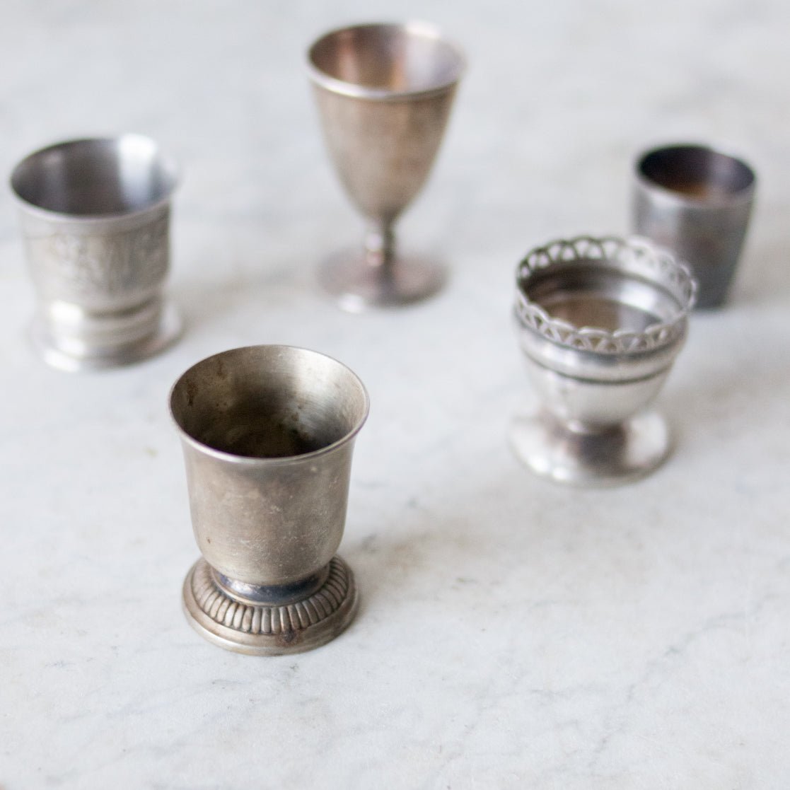 Silver Jigger Set of 4 - elsie green - the french kitchen