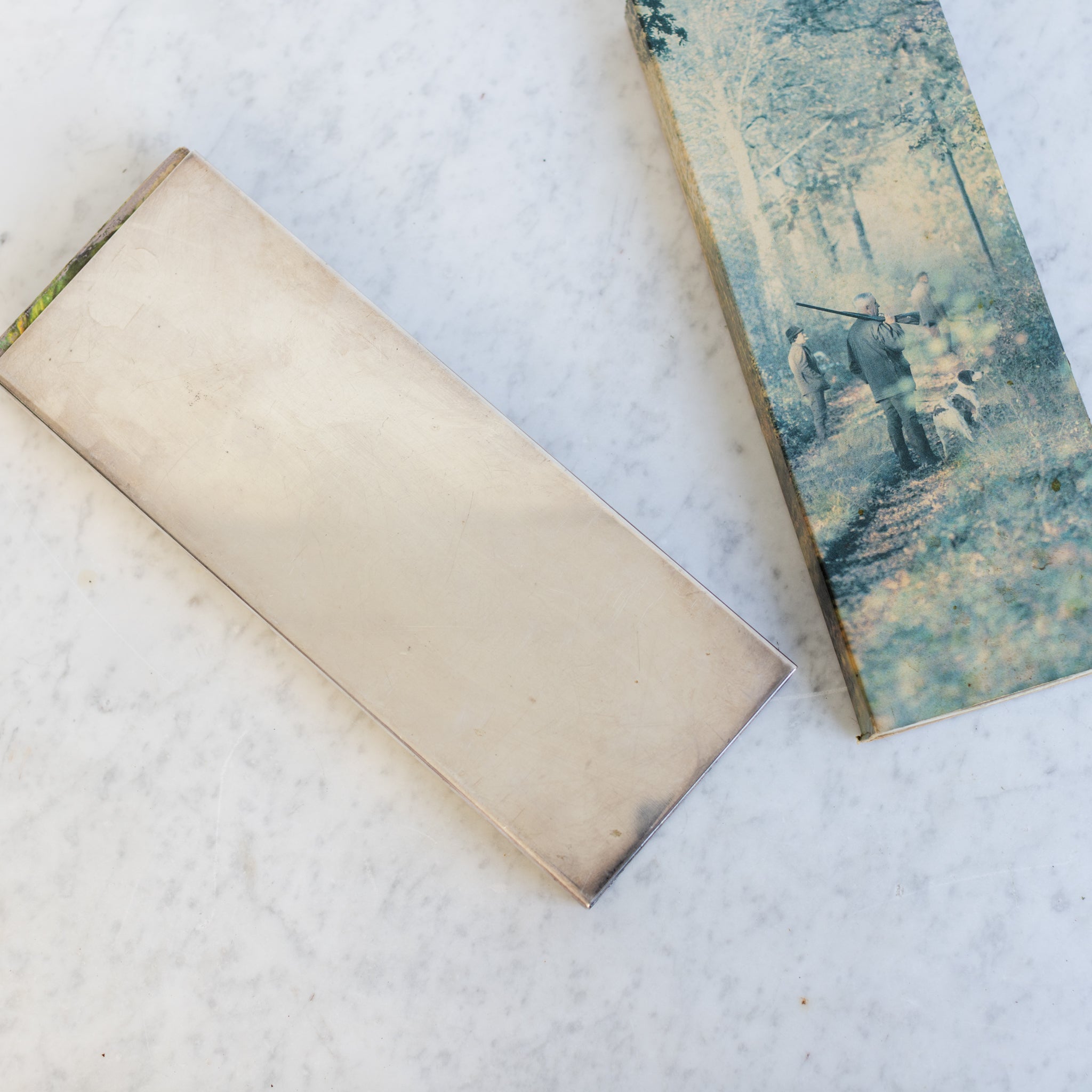 Silver Match Box Cover - elsie green - decor
