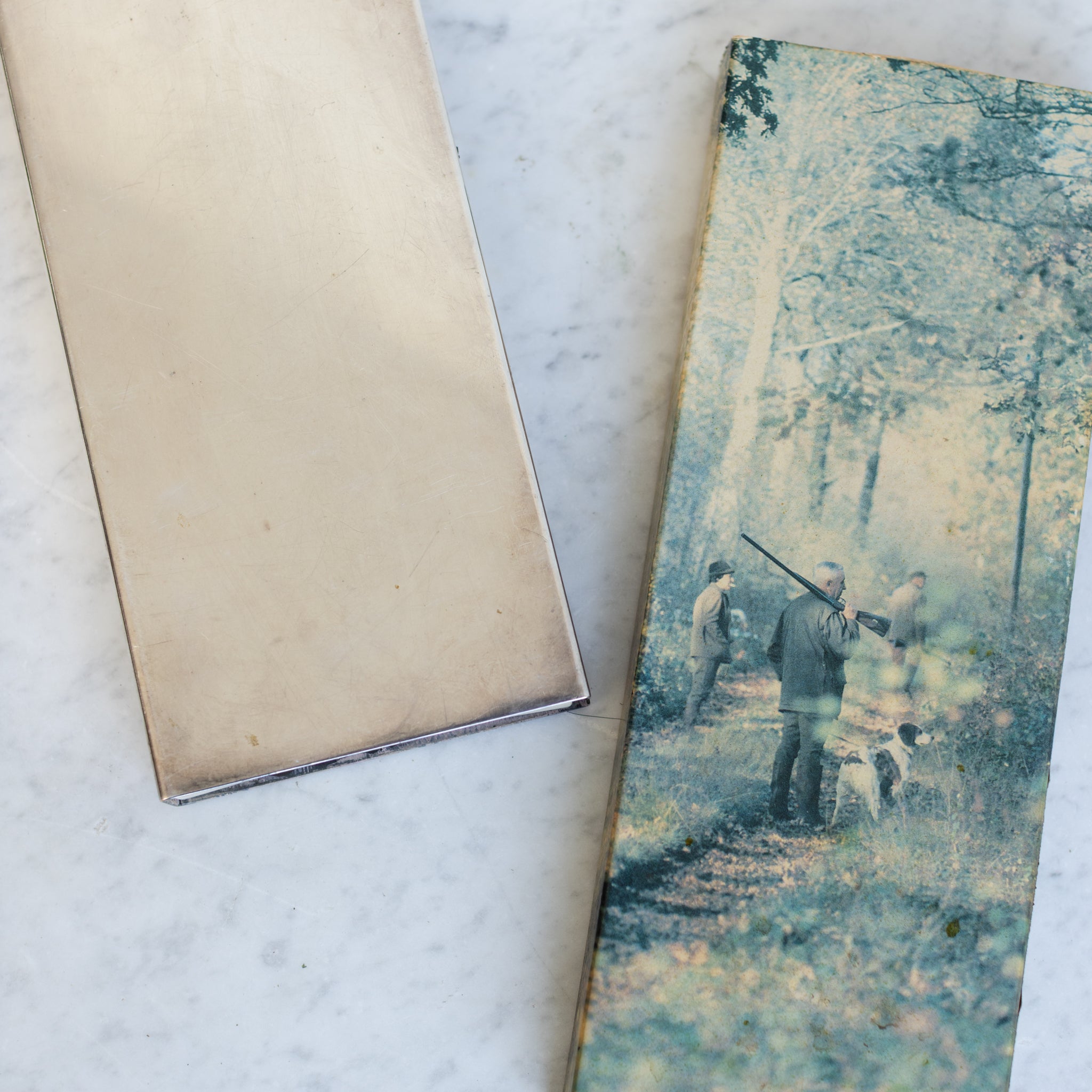Silver Match Box Cover - elsie green - decor