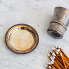 Silver Match Caddy with Silver Coaster - elsie green - Decor